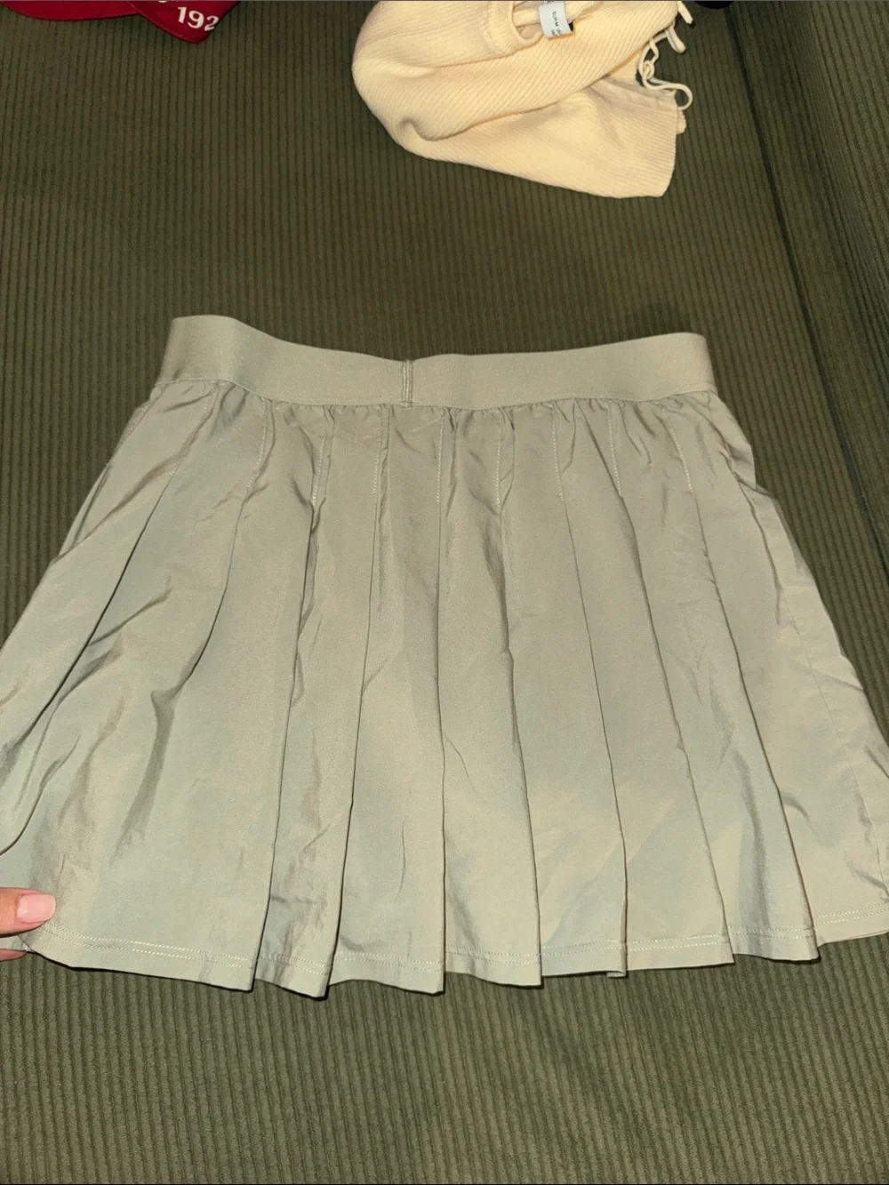 ALO Yoga sage pleated skater skirt